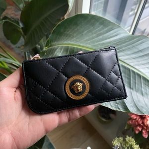 Versace icon quilted card holder